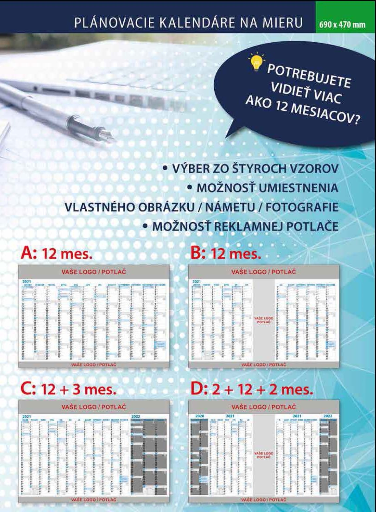 Viacmesačn&eacute; a pl&aacute;novacie kalend&aacute;re - Pl&aacute;novacie n&aacute;stenn&eacute;