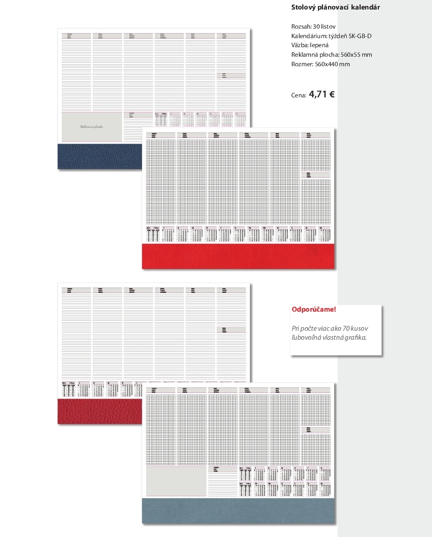 Stolov&eacute; podložky a pozn&aacute;mkov&eacute; bloky - Deskpl&aacute;ny