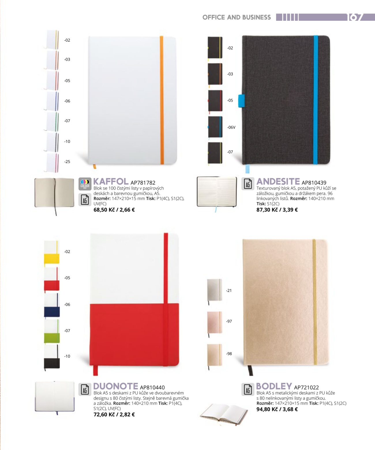 Stolové podložky a poznámkové bloky - Poznámkové bloky