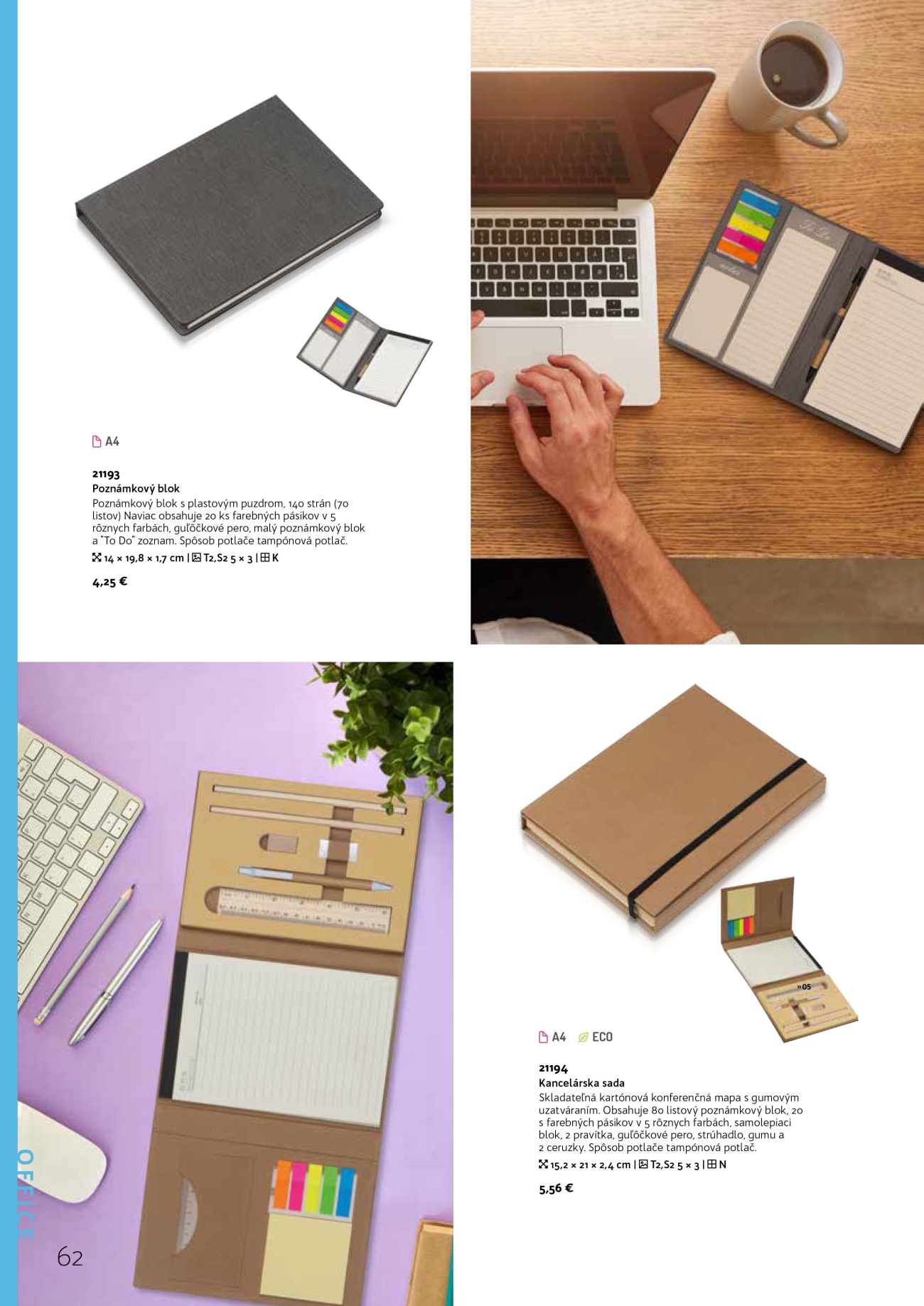 Stolové podložky a poznámkové bloky - Poznámkové bloky