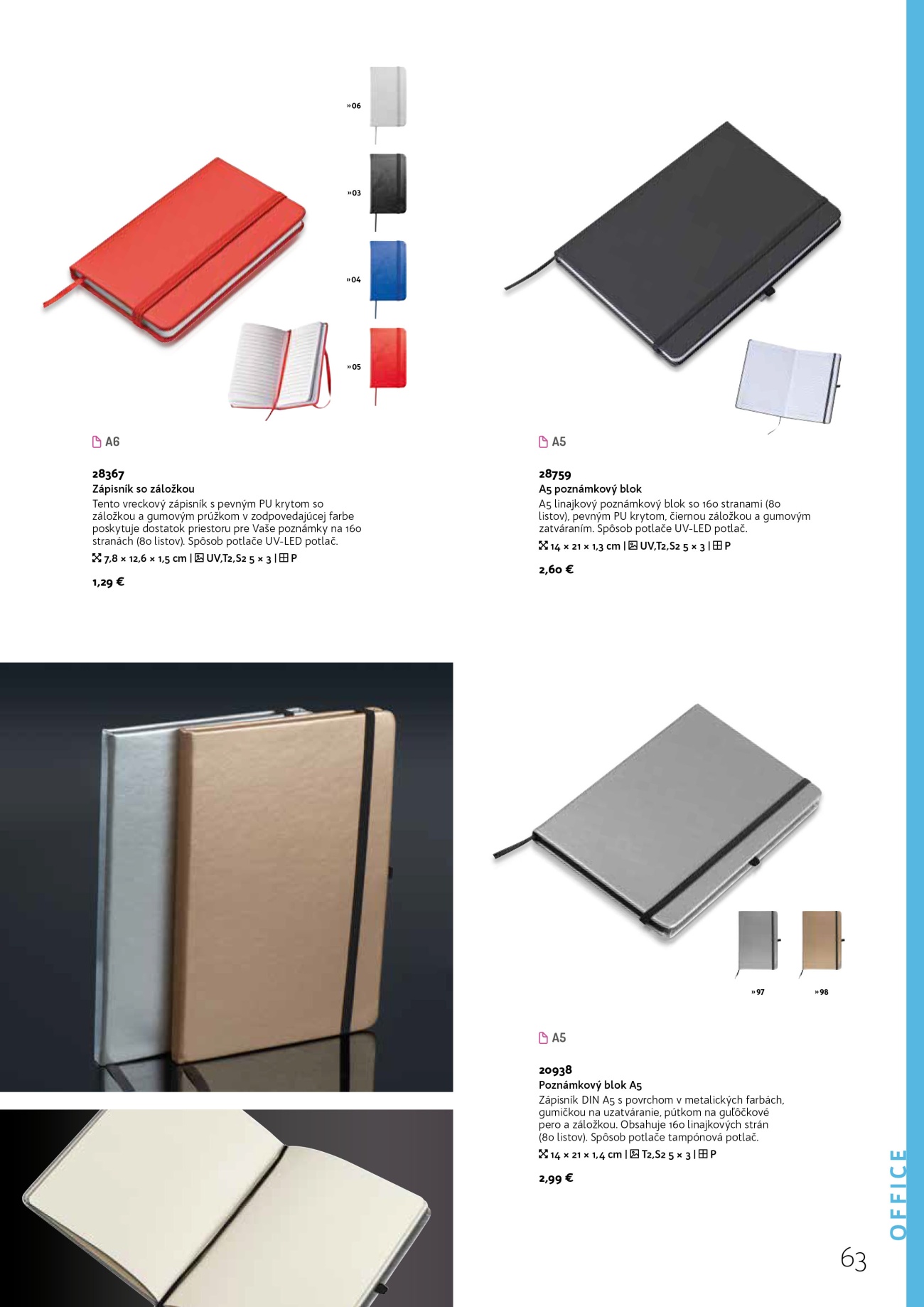 Stolové podložky a poznámkové bloky - Poznámkové bloky