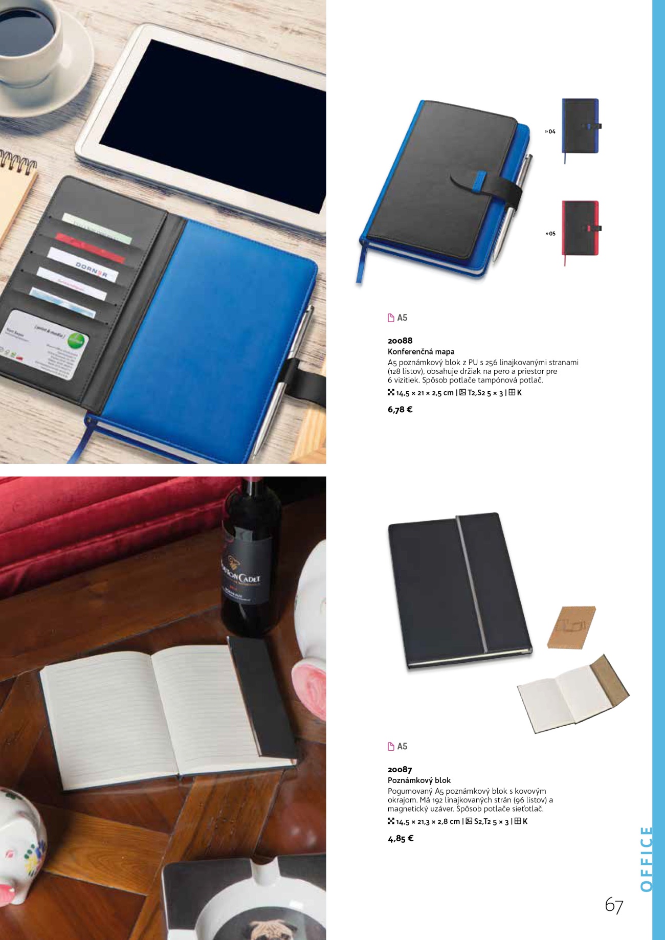 Stolové podložky a poznámkové bloky - Poznámkové bloky