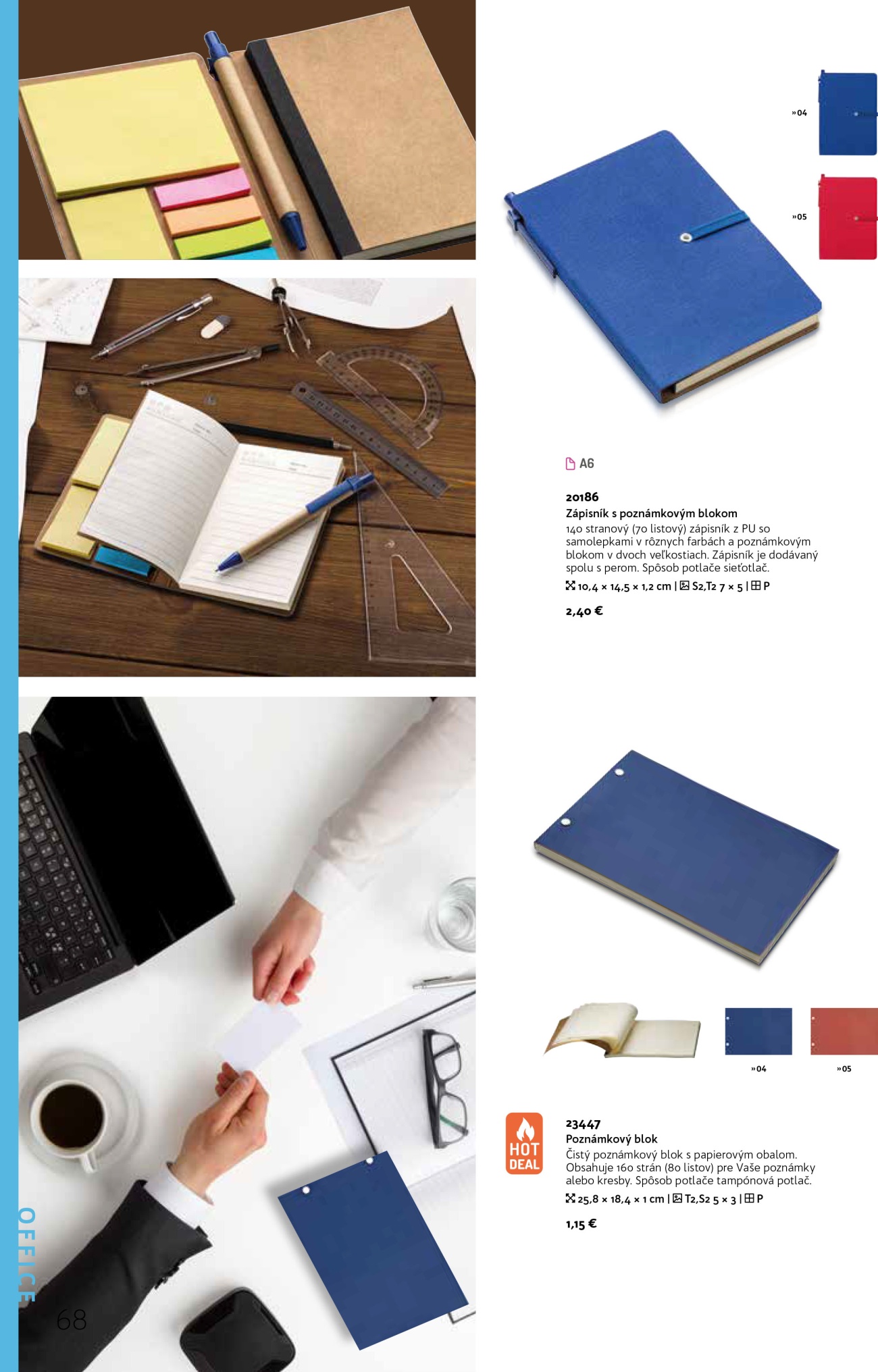 Stolové podložky a poznámkové bloky - Poznámkové bloky